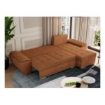 Narożnik UMBRIA L - uniwersalny - pomarańczowy, struktura