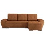 Narożnik UMBRIA L - uniwersalny - pomarańczowy, struktura