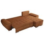 Narożnik UMBRIA L - uniwersalny - pomarańczowy, struktura