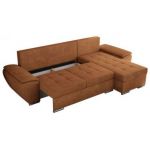 Narożnik UMBRIA L - uniwersalny - pomarańczowy, struktura