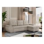 Narożnik UMBRIA L - uniwersalny - beżowy, struktura