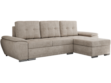 Narożnik UMBRIA L - uniwersalny - beżowy, struktura