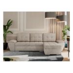 Narożnik UMBRIA L - uniwersalny - beżowy, struktura