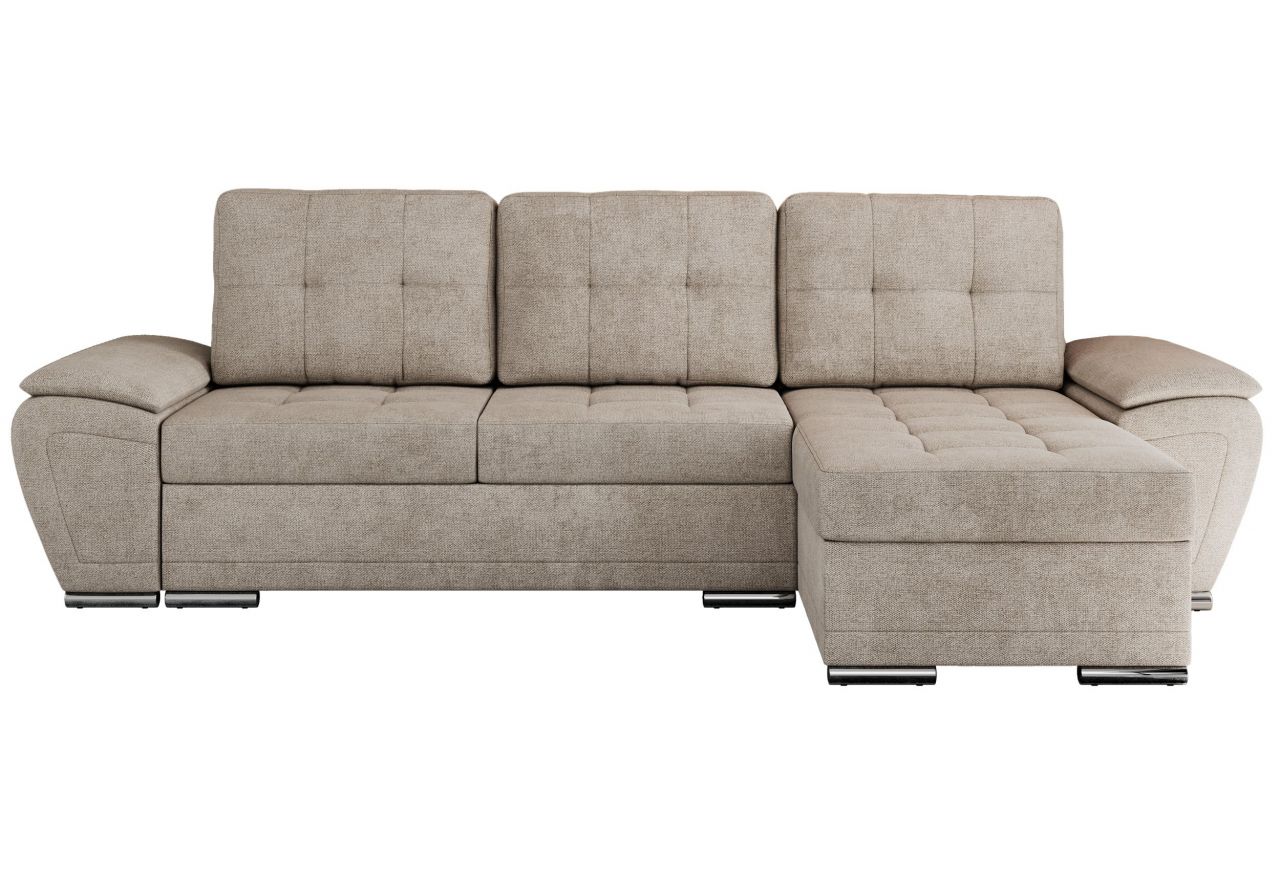 Narożnik UMBRIA L - uniwersalny - beżowy, struktura