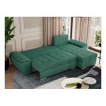 Narożnik UMBRIA L - uniwersalny - ciemnozielony, struktura