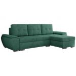 Narożnik UMBRIA L - uniwersalny - ciemnozielony, struktura