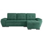 Narożnik UMBRIA L - uniwersalny - ciemnozielony, struktura