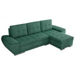 Narożnik UMBRIA L - uniwersalny - ciemnozielony, struktura