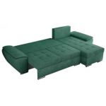 Narożnik UMBRIA L - uniwersalny - ciemnozielony, struktura