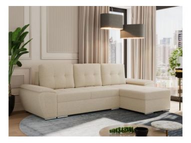 Narożnik UMBRIA L - uniwersalny - kremowy, boucle