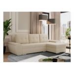 Narożnik UMBRIA L - uniwersalny - kremowy, boucle