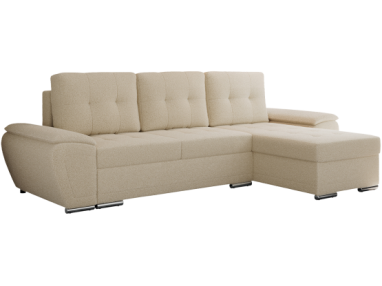 Narożnik UMBRIA L - uniwersalny - kremowy, boucle