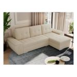 Narożnik UMBRIA L - uniwersalny - kremowy, boucle