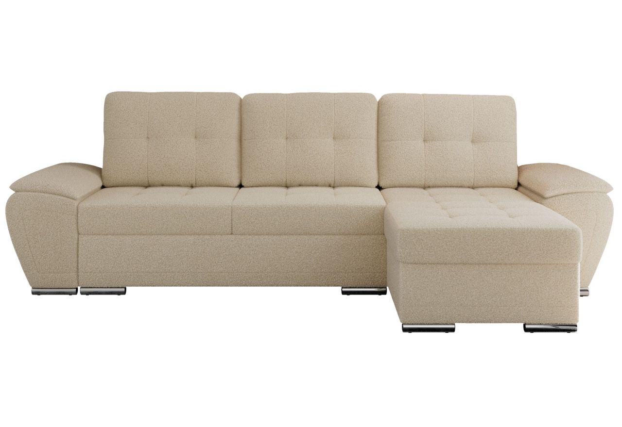 Narożnik UMBRIA L - uniwersalny - kremowy, boucle