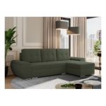 Narożnik UMBRIA L - uniwersalny - zielony, boucle