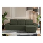 Narożnik UMBRIA L - uniwersalny - zielony, boucle