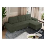 Narożnik UMBRIA L - uniwersalny - zielony, boucle