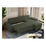 Narożnik UMBRIA L - uniwersalny - zielony, boucle