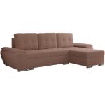 Narożnik UMBRIA L - uniwersalny - różowy, boucle