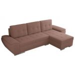 Narożnik UMBRIA L - uniwersalny - różowy, boucle