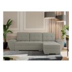 Narożnik UMBRIA L - uniwersalny - jasnoszary, boucle