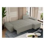 Narożnik UMBRIA L - uniwersalny - jasnoszary, boucle