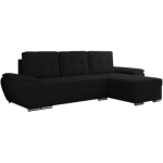 Narożnik UMBRIA L - uniwersalny - czarny, boucle