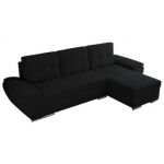 Narożnik UMBRIA L - uniwersalny - czarny, boucle