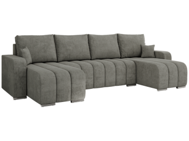 Narożnik KIRASSO U - uniwersalny - szary, struktura