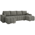 Narożnik KIRASSO U - uniwersalny - szary, struktura