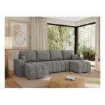 Narożnik KIRASSO U - uniwersalny - szary, struktura