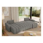 Narożnik KIRASSO U - uniwersalny - szary, struktura