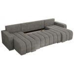 Narożnik KIRASSO U - uniwersalny - szary, struktura