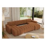 Narożnik KIRASSO U - uniwersalny - pomarańczowy, struktura