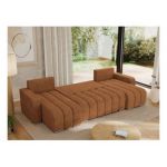 Narożnik KIRASSO U - uniwersalny - pomarańczowy, struktura