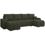 Narożnik KIRASSO U - uniwersalny - zielony, boucle