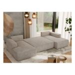 Narożnik TRENTINO U - uniwersalny - beżowy, struktura