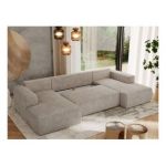 Narożnik TRENTINO U - uniwersalny - beżowy, struktura