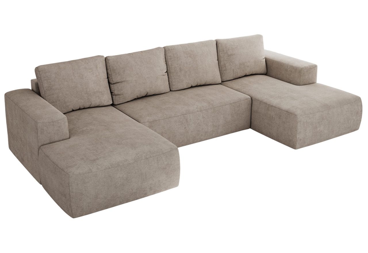 Narożnik TRENTINO U - uniwersalny - beżowy, struktura