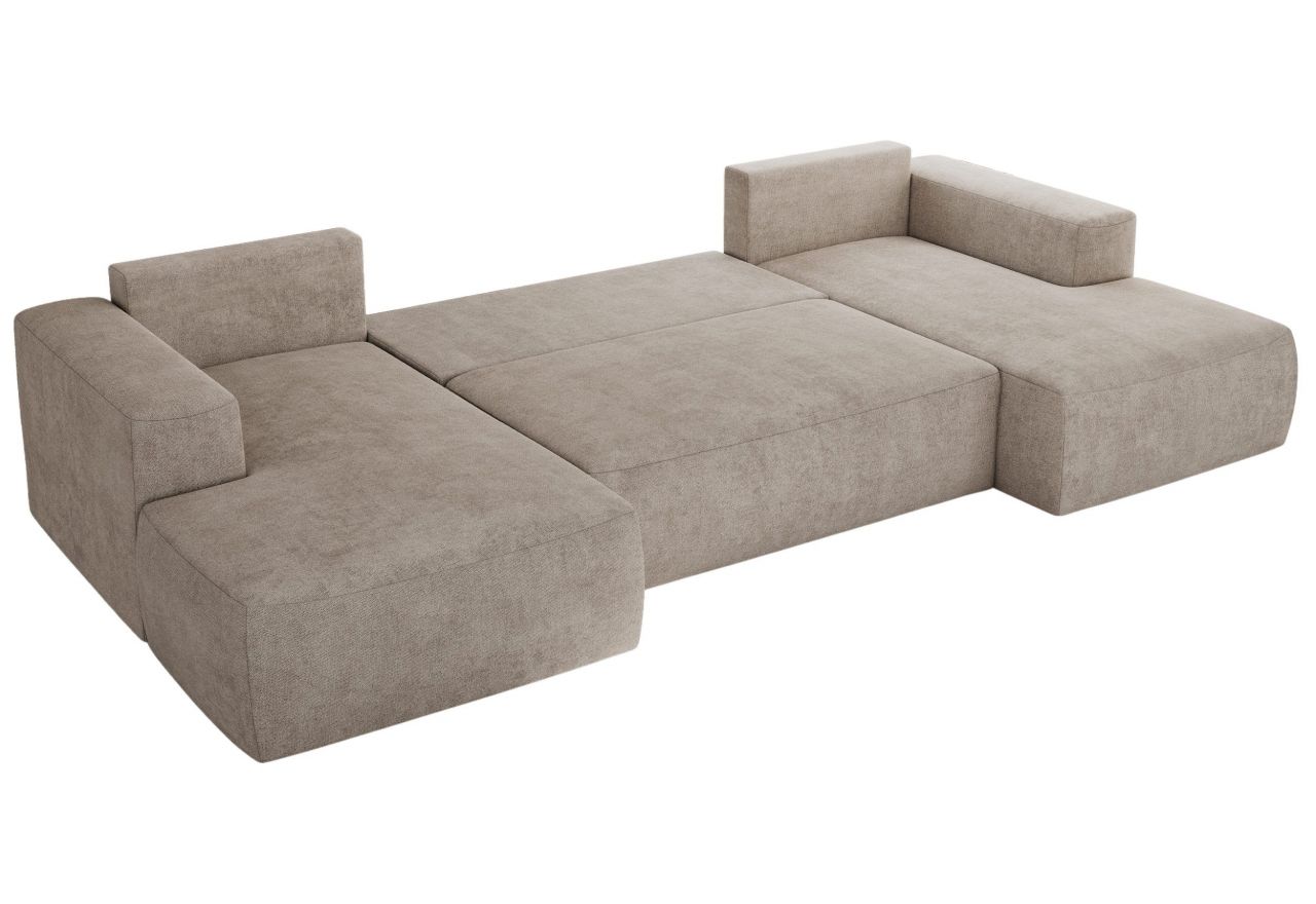 Narożnik TRENTINO U - uniwersalny - beżowy, struktura