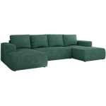 Narożnik TRENTINO U - uniwersalny - ciemnozielony, struktura