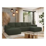 Narożnik TRENTINO U - uniwersalny - zielony, boucle