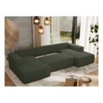 Narożnik TRENTINO U - uniwersalny - zielony, boucle