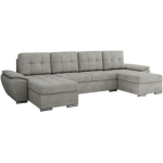 Narożnik UMBRIA U - uniwersalny - jasnoszary, struktura