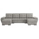 Narożnik UMBRIA U - uniwersalny - jasnoszary, struktura