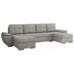 Narożnik UMBRIA U - uniwersalny - jasnoszary, struktura