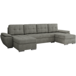 Narożnik UMBRIA U - uniwersalny - szary, struktura