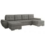 Narożnik UMBRIA U - uniwersalny - szary, struktura