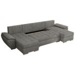 Narożnik UMBRIA U - uniwersalny - szary, struktura