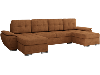 Narożnik UMBRIA U - uniwersalny - pomarańczowy, struktura